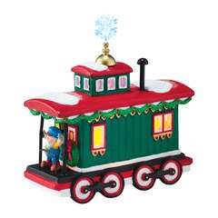 North Pole Northern Lights Caboose - The Country Christmas Loft