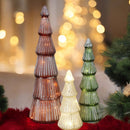 Mercury Glass Tree Trio