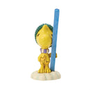 Woodstock with Skis Mini Figurine