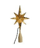 UL 10-Light Gold Bethlehem Star Treetop