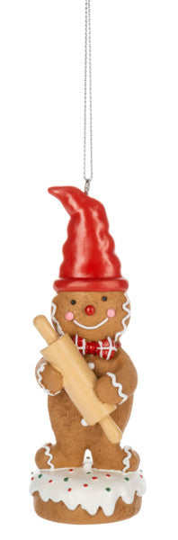 Gingerbread Gnome Ornament -