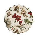 Nature Sings Cardinal  Quilted Round Placemat - Placemats and Napkins - by Park Designs - view 2