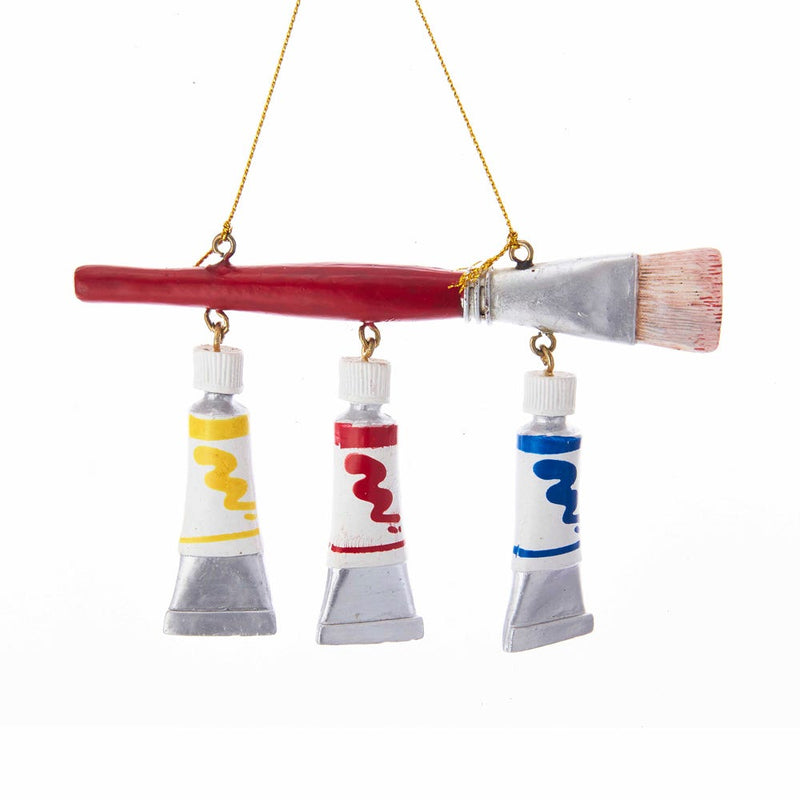 Paint Brush With Paint Tubes Ornament - The Country Christmas Loft