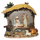Enchanting Lighted Nativity Scene Snow Globe