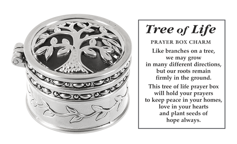 Tree of Life Prayer Box Charm