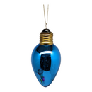Glass Oversized C7 Bulb Ornament - - Christmas >> Ornaments >> Glass - by Kurt Adler - view 2