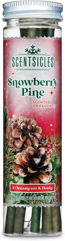 Scentsicles Scent Ornaments  - Snowberry Pine - Non-Burning Scented