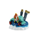 Snow Blind Sledding Figurine - Christmas >> Villages - by Lemax