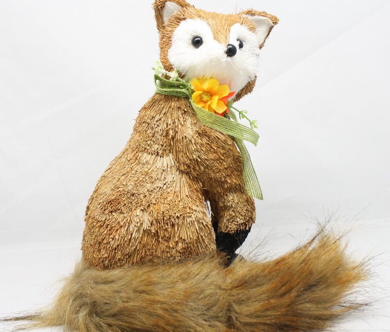 Bristle Fox Figurine - - The Country Christmas Loft