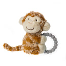 Taggies Afrique Monkey Teether Rattle - Toy Shoppe >> Baby - by Mary Meyer