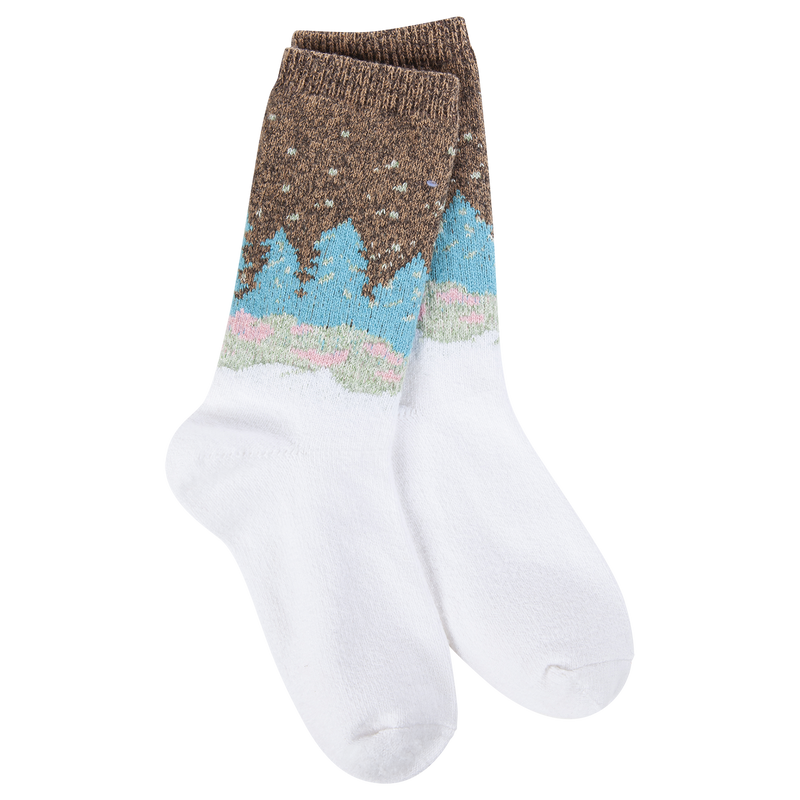 Whimsical Forest Crew Sock