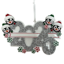 2025 Penguin Family of 4 Ornament