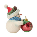 Snowman Ball Ornament Mini Figurine