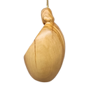 Modern Style Nativity Scene Ornament - Olive Wood - 3.5 Inch