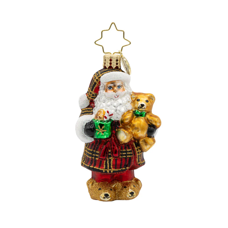 Christopher Radko Little Gem Glass Ornament - Golden Coat Calvary