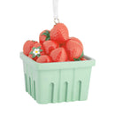 Basket of Strawberries Hallmark Ornament