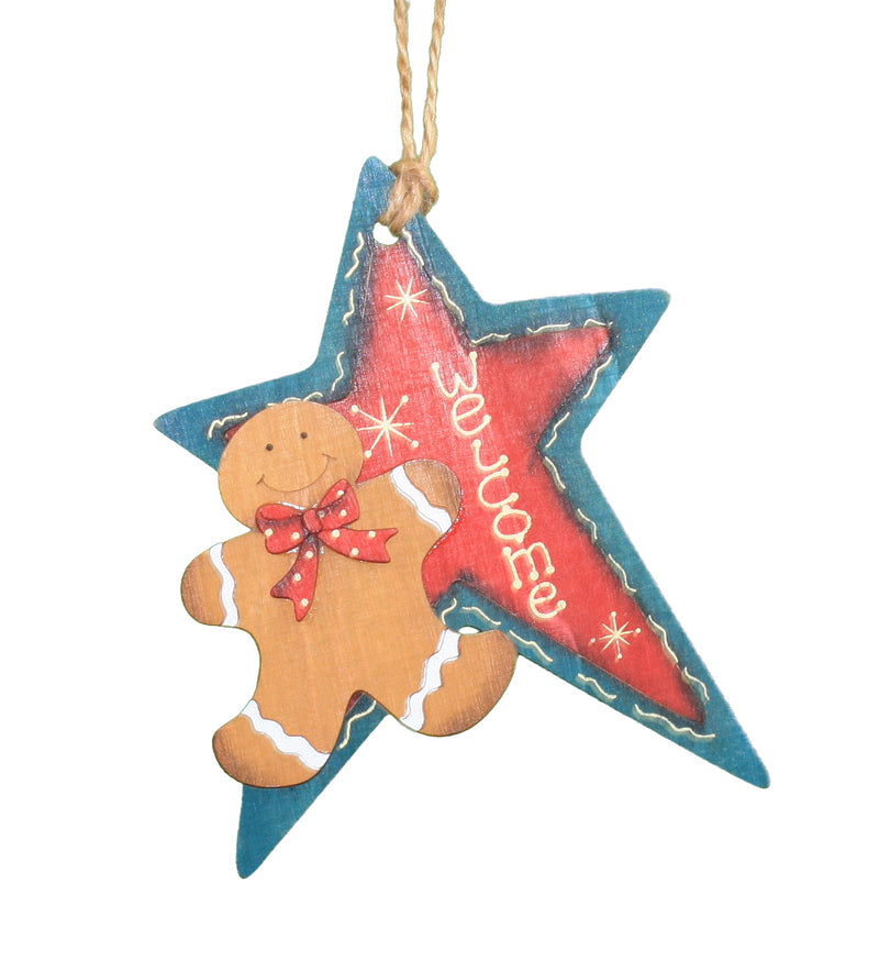 Star - Gingerbread Man - The Country Christmas Loft