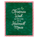 Christmas Wish Hallmark Movie Blanket
