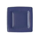 Grosgrain Border Square Paper Salad & Dessert Plates in Navy - 8 Per Package