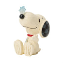 Snoopy Snowflake on Nose Mini Figurine