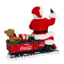 Coca-Cola Santa On Train With LED Headlight