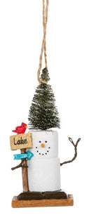 S'mores Outdoor Fun Ornament - Lake