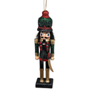 The Emerald & Crimson Guard Nutcracker Ornament - Christmas >> Ornaments >> Nutcrackers - by Kurt Adler