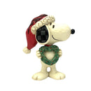 Snoopy with Heart Wreath Mini Figurine