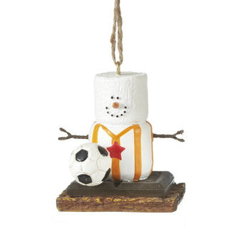 S'mores Guy Sports Ornament - Soccer - The Country Christmas Loft