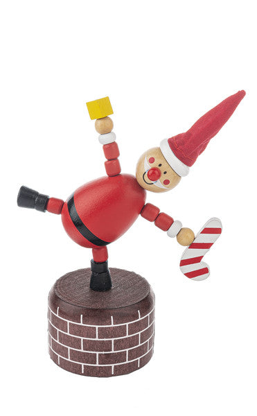 Holiday Wooden Push-Up Puppet -