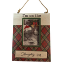 Pet Photo Frame Ornament - I'm on the Nice List