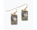 Enameled Garden Bloom Earrings with Pearls and Crystals - Gift Shoppe >> Jewelry >> Earrings - by Periwinkle By Barlow