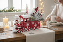 Metal Holiday Floral Train - 22 Inch - Christmas >> Decor - by Gerson - view 2