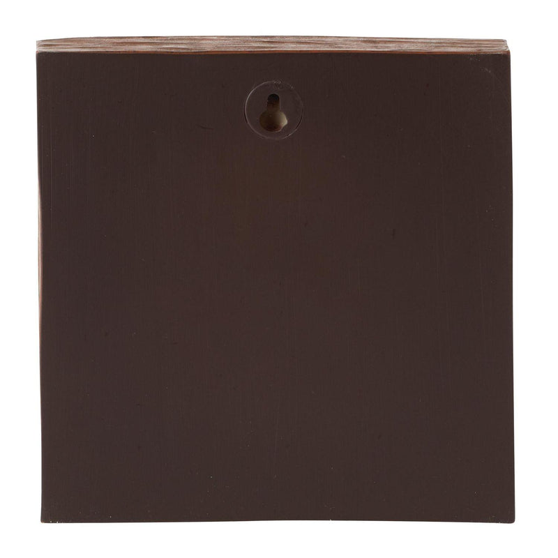 Santa Decorating the Tree Plaque Figurine