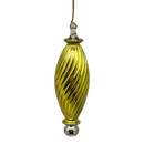 Shiny and Cute Egyptian Glass - Sculpted Oval - Yellow - Christmas >> Ornaments >> Egyptian Glass - by Egyptian Museum