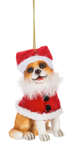 Santa Paws - Dog Ornament - Welsh Corgi