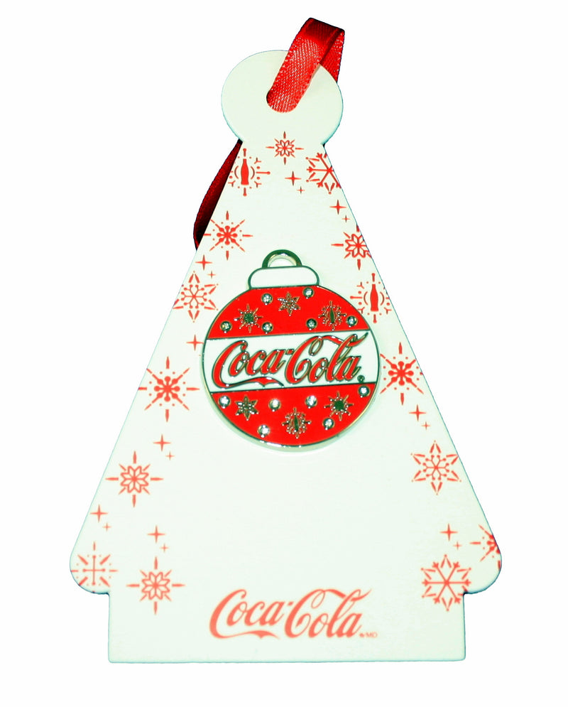 Holiday Coca-Cola Jewlery - Pin - two-tone - The Country Christmas Loft