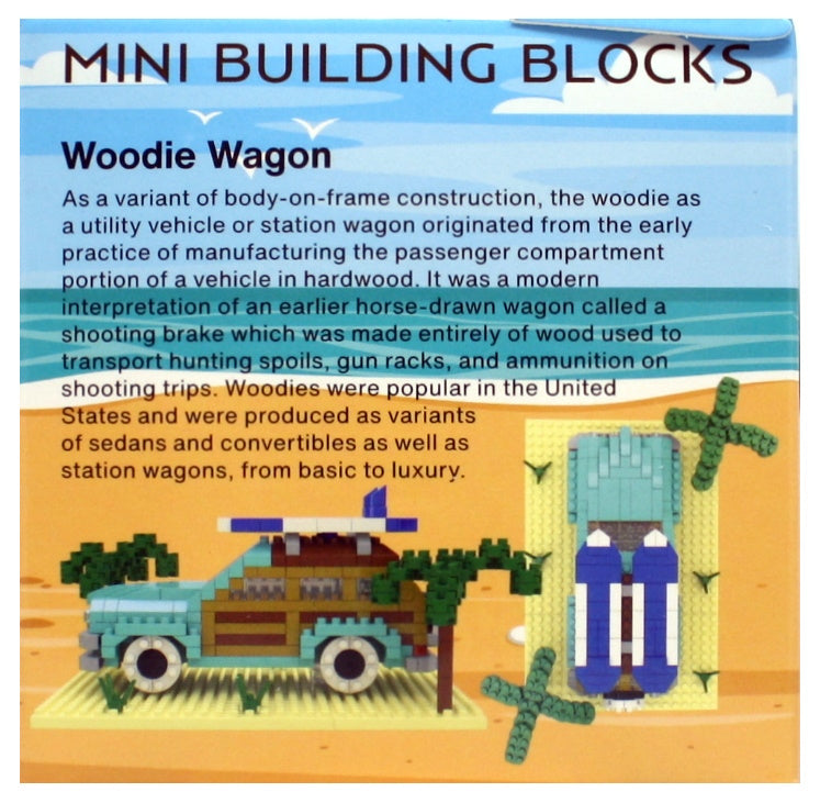 Mini Building Blocks - Woodie Wagon - The Country Christmas Loft