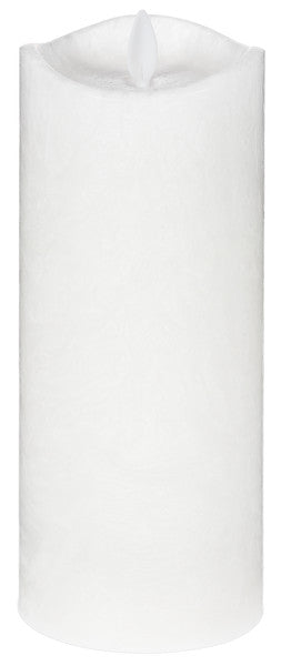Wax LED Pillar Candle - White - 3x9 - The Country Christmas Loft