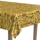 Straw Look Plastic Table Cover