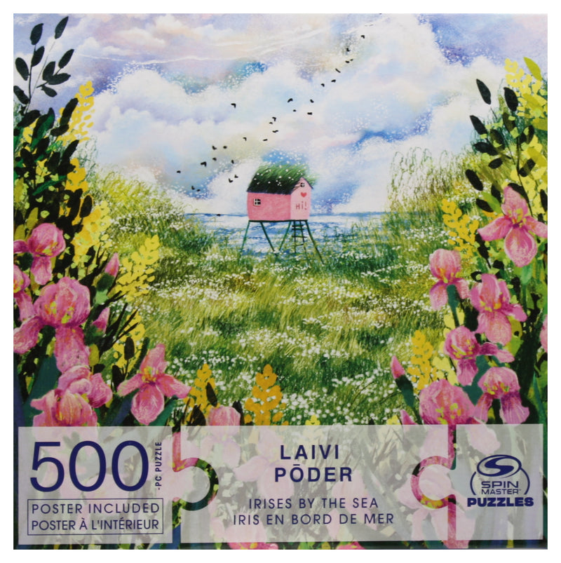 Irises By the Sea  500 Piece Puzzle - The Country Christmas Loft