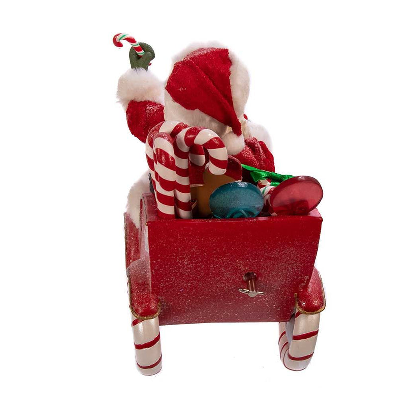Fabriché Musical Santa In Candy Car - The Country Christmas Loft
