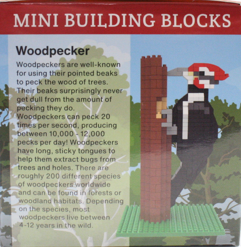 Mini Building Blocks - Woodpecker