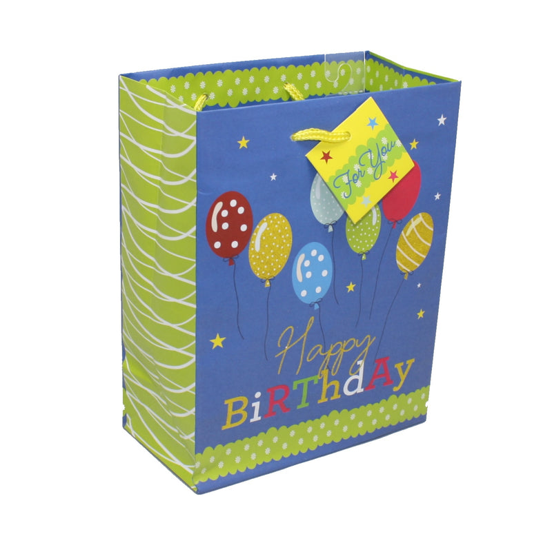 Happy Birthday Balloons Gift Bag - The Country Christmas Loft