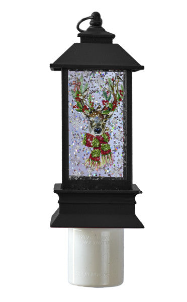 Deer Shimmer Lantern LED Night-Light - The Country Christmas Loft