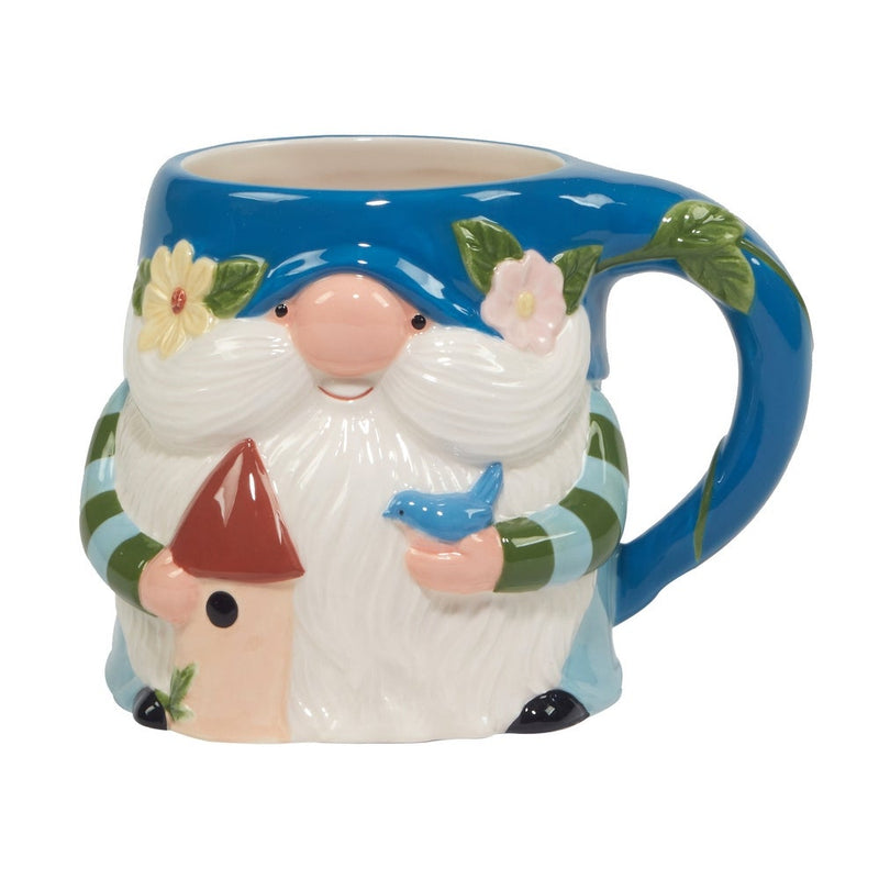 3D Gnome Mug - Blue - The Country Christmas Loft