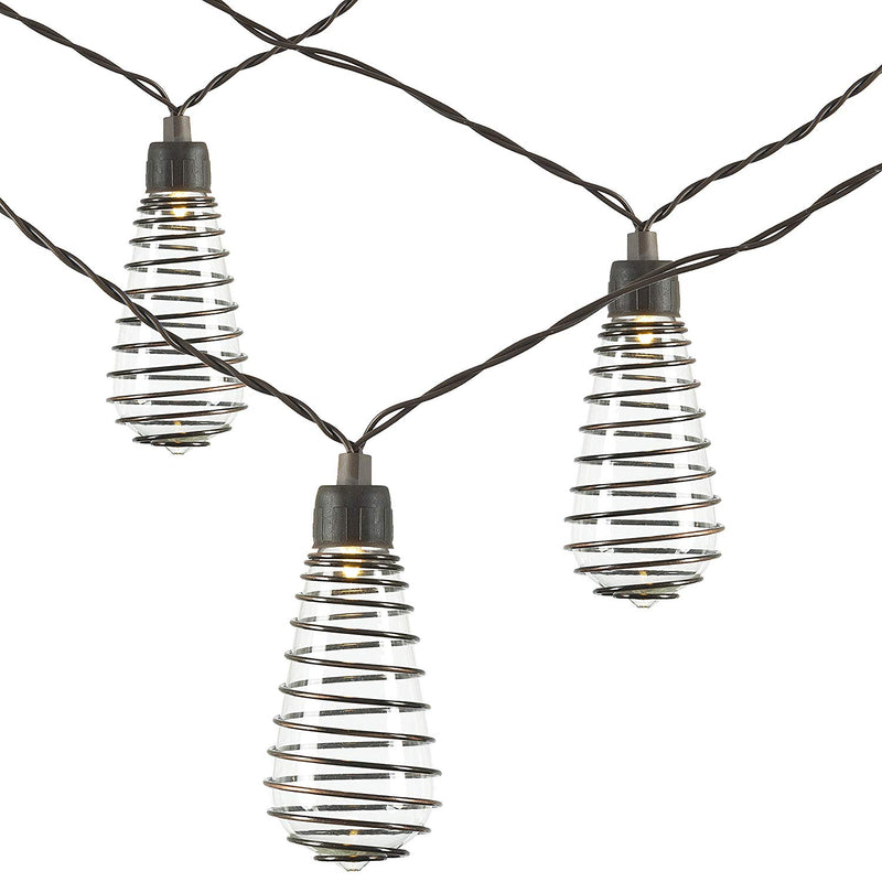 10 Bulb Solar Wire Wound Light Set