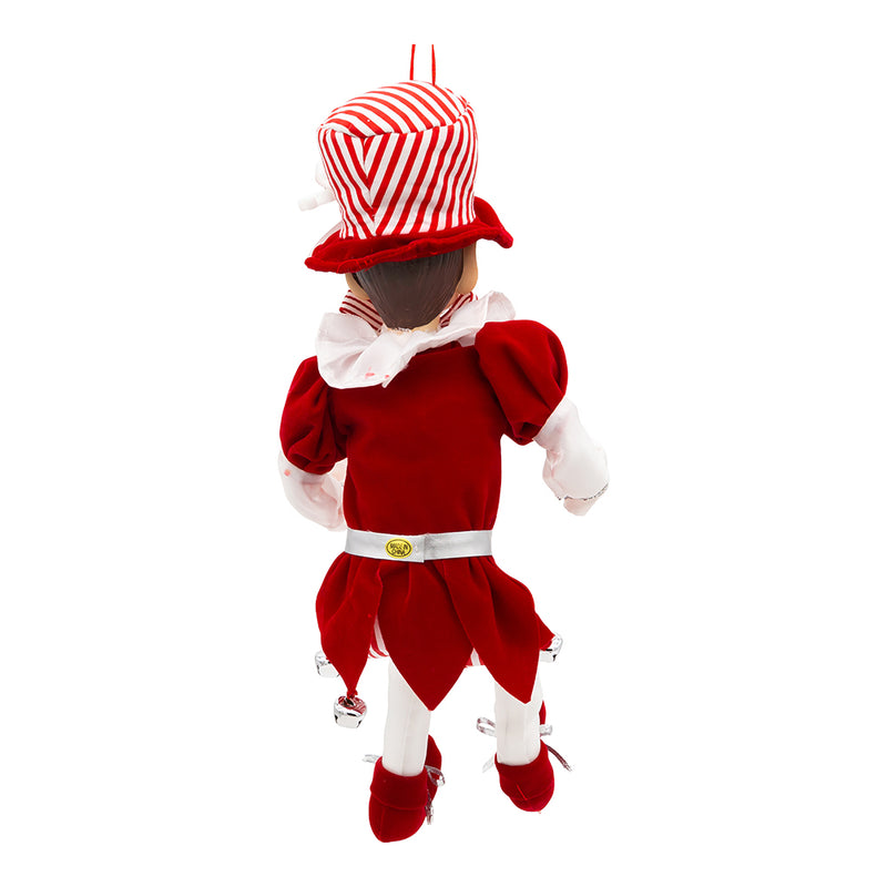 Kringles Peppermint Elf - 15 Inch Ornament - The Country Christmas Loft