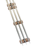 O-Scale O27 Tubular Track Straight - 35 Inch - The Country Christmas Loft