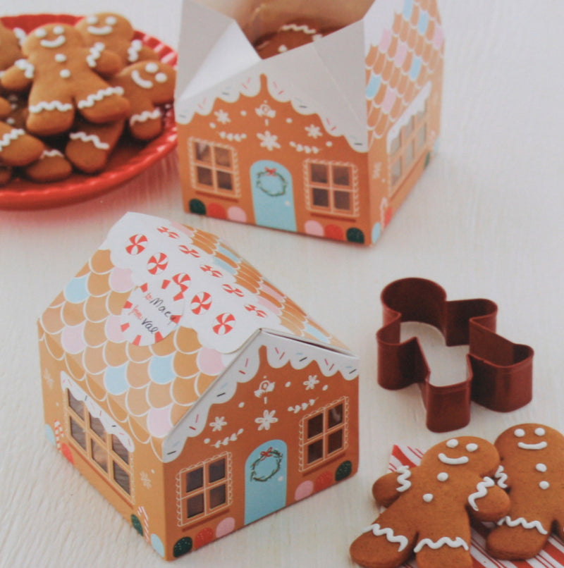 Gingerbread Treat Box Kit with Cookie Cutter - The Country Christmas Loft